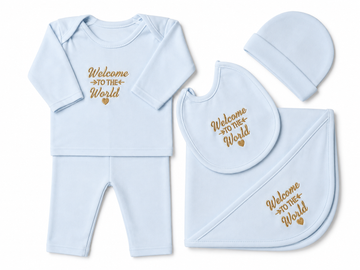 Newborn Baby Gift Set – 5 Piece (0–3 Months)